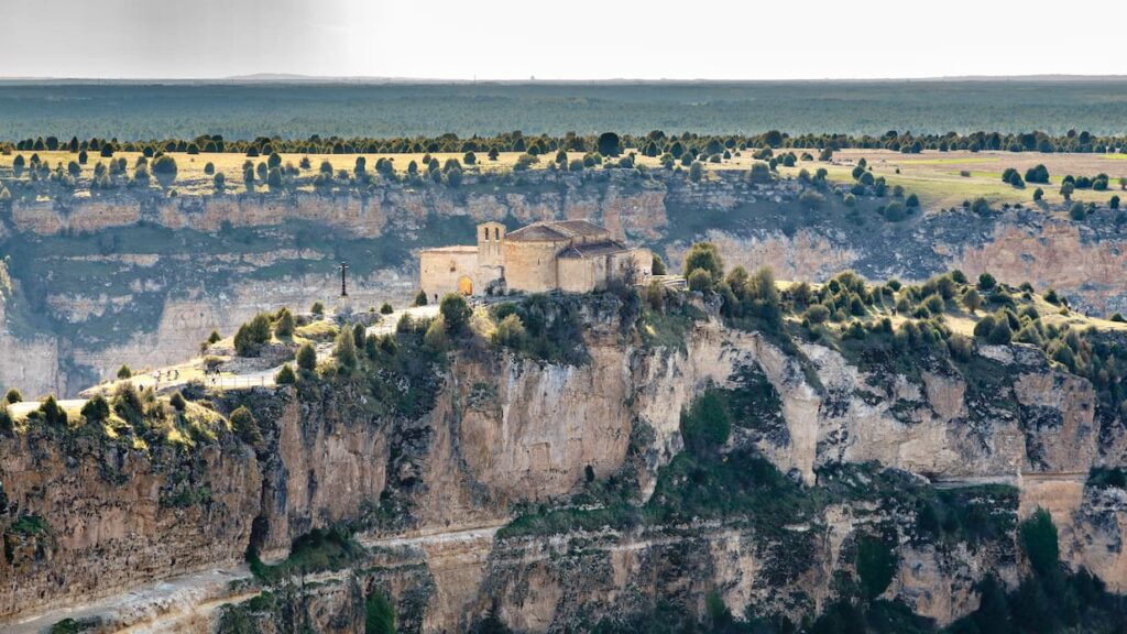 Ermita San Frutos Hoces del Duratón Piragua